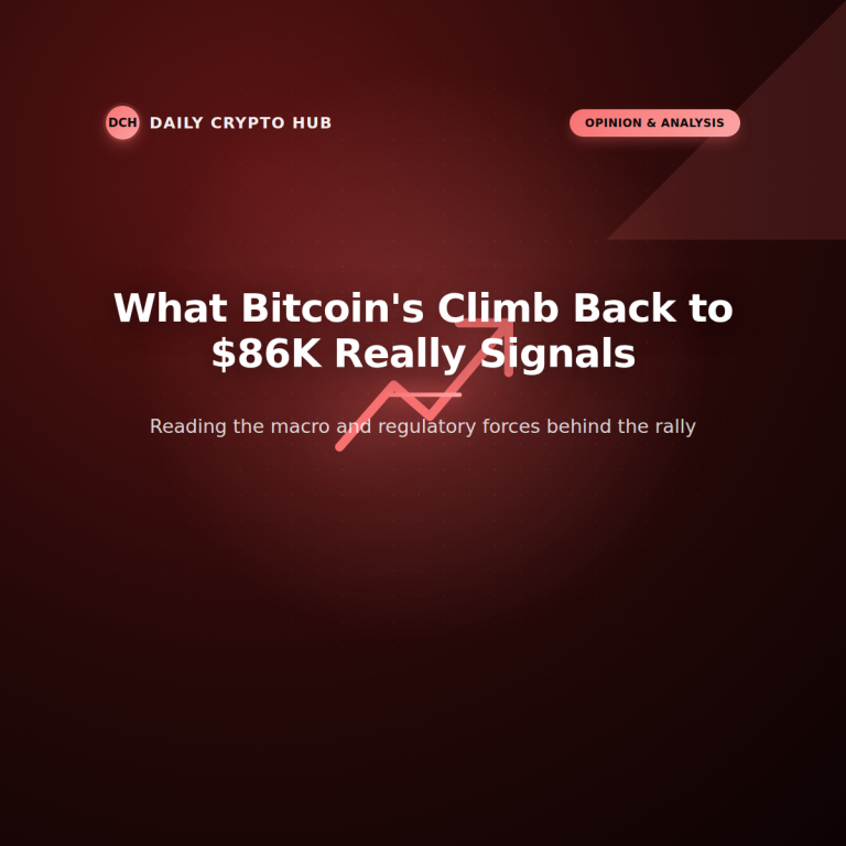 Opinion analysis on Bitcoin's climb back to 86K graphic